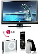 LG LCD-TV 32LC41 + iPod + 2 Samsung SGH-C260
