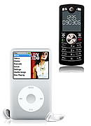 Apple iPod classic 80GB + Motofone F3