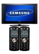 32 Zoll Samsung LCD-Fernseher + 2 Motofone F3